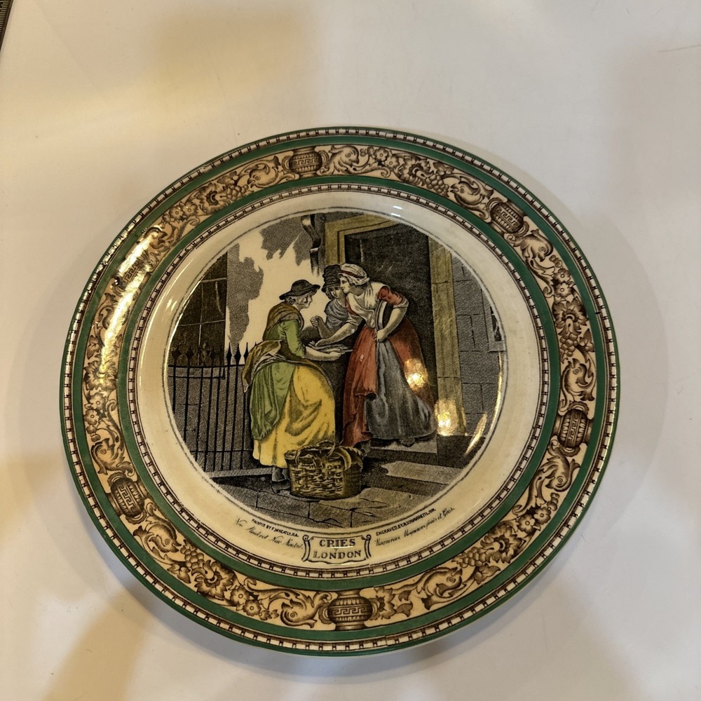 Adams China‎ England Cries Of London "Mackrel" Individual Dinner Plate Vintage
